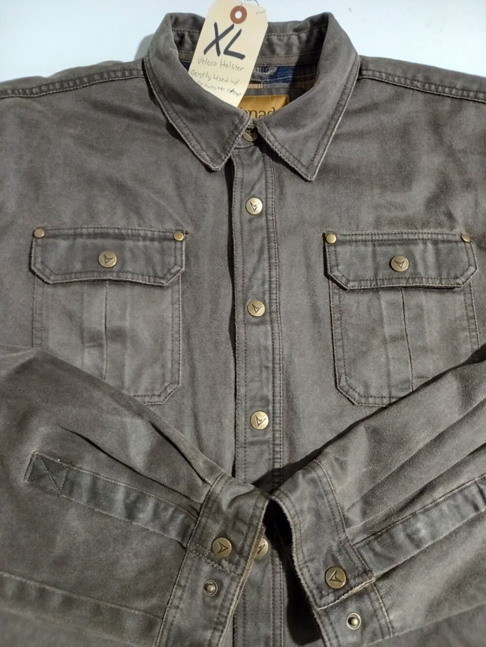 Bountyman Concealed Carry Shirt Jacket - Brown | XL - Picture 6 of 7